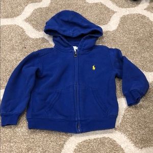 Blue hoodie
